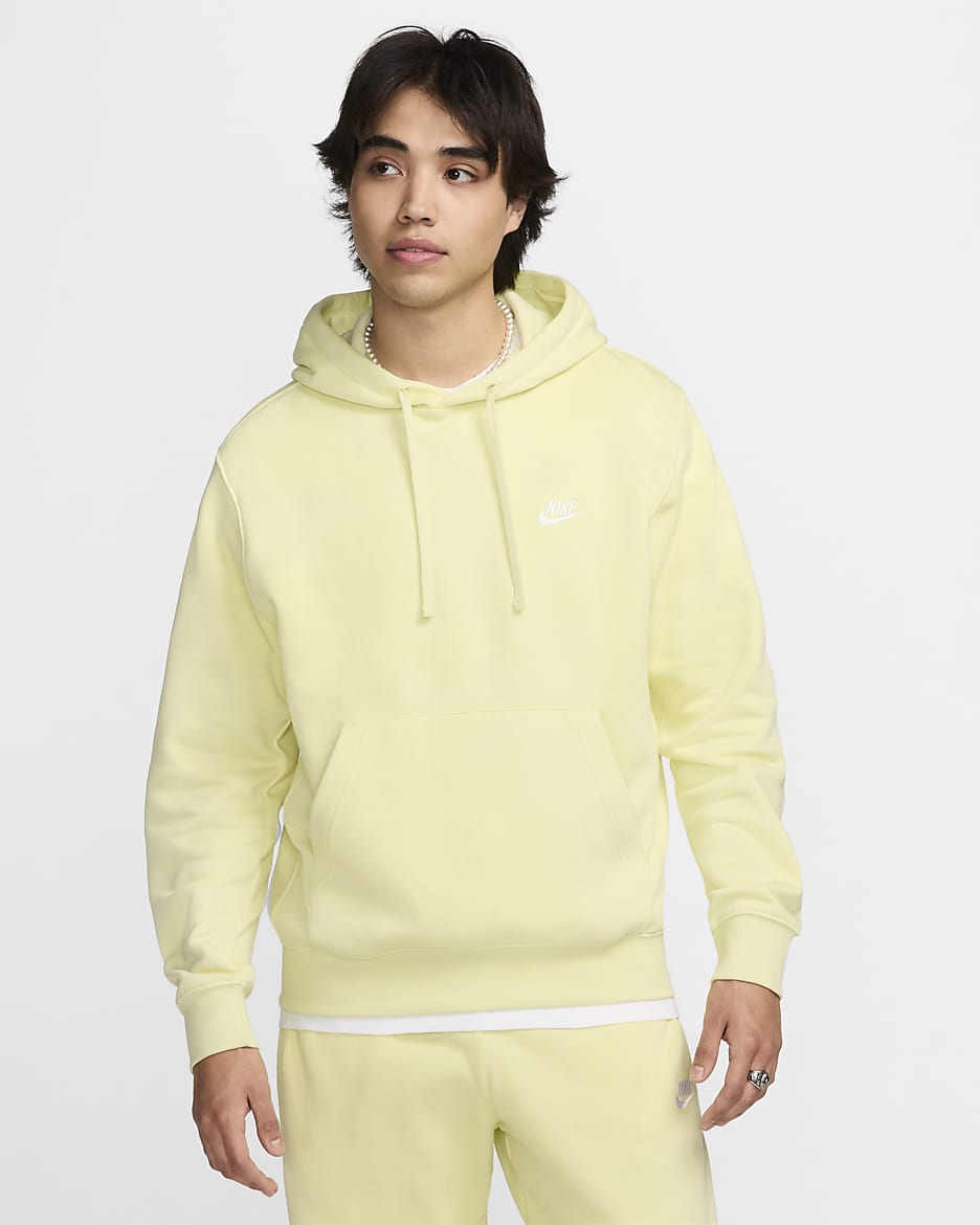 Felpa pullover con cappuccio Nike Sportswear Club Fleece